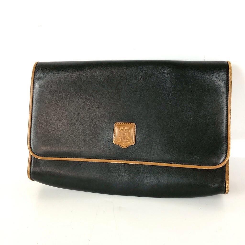 CELINE セリーヌ クラッチバッグ セカンドバッグ ブラック レディース 鞄 かばん バッグ レディース メンズ ブランド拍卖