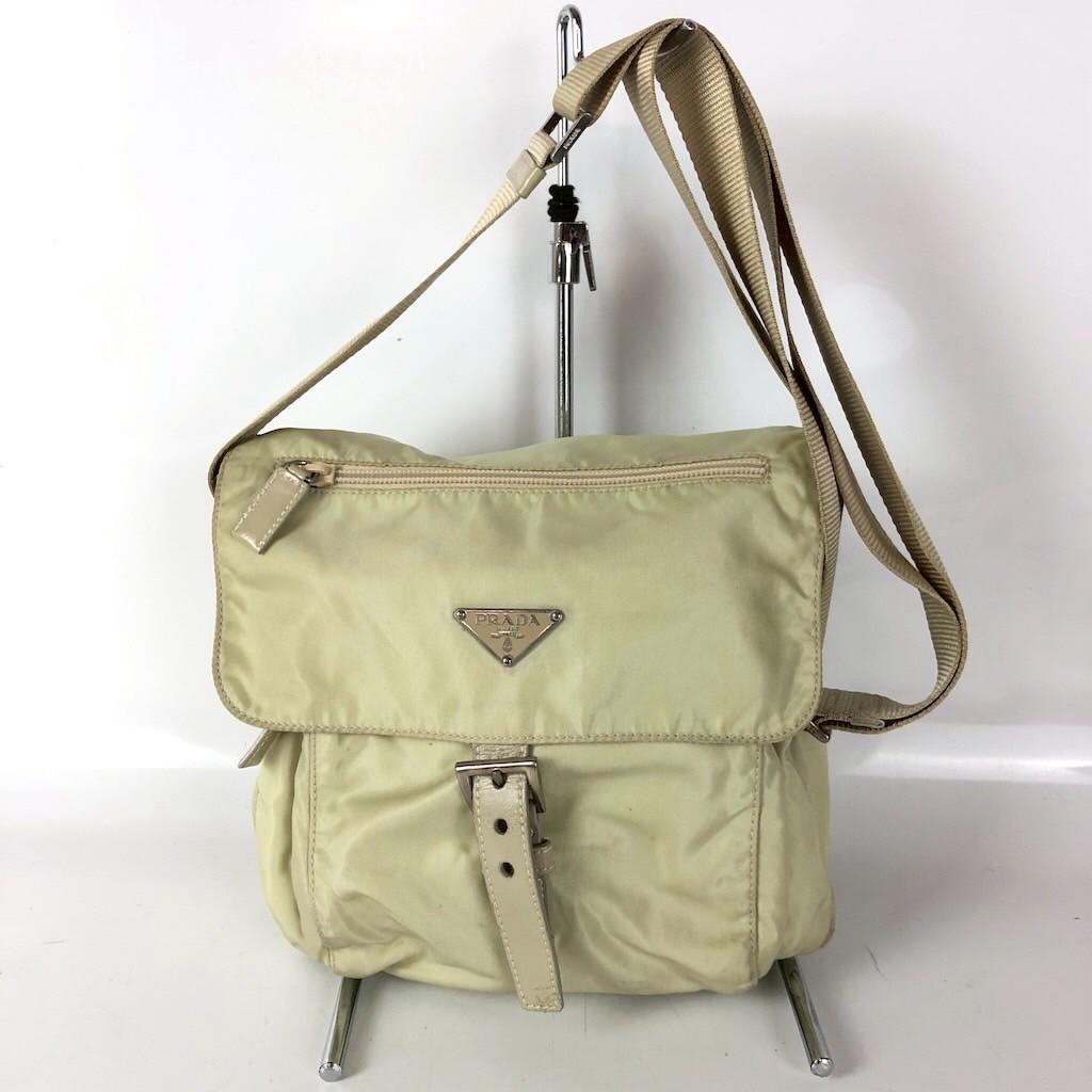 PRADA プラダ ショルダーバッグ アイボリー レディース ブランド 鞄 かばん バッグ レディース メンズ ブランド拍卖