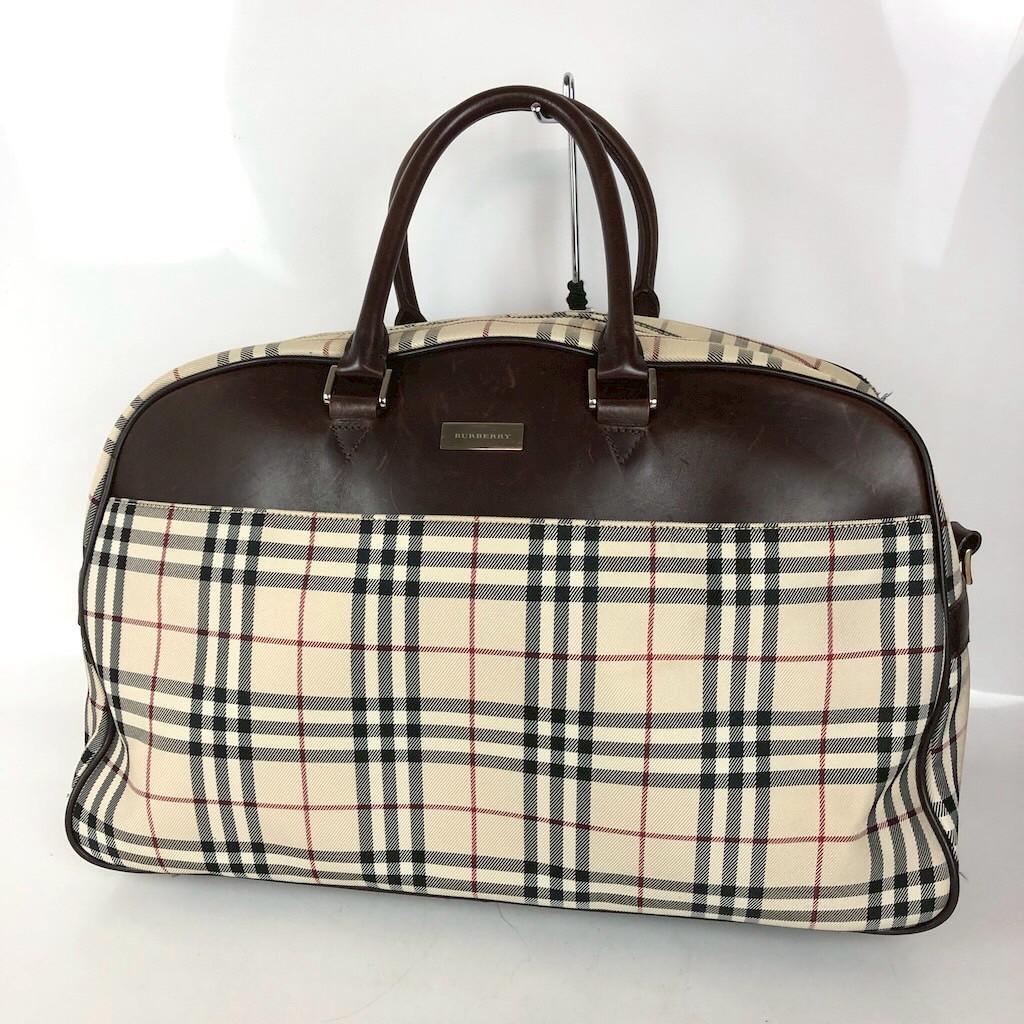 BURBERRY バーバリー ノバチェック ハンドバッグ レディース ブランド 鞄 かばん バッグ レディース メンズ ブランド拍卖