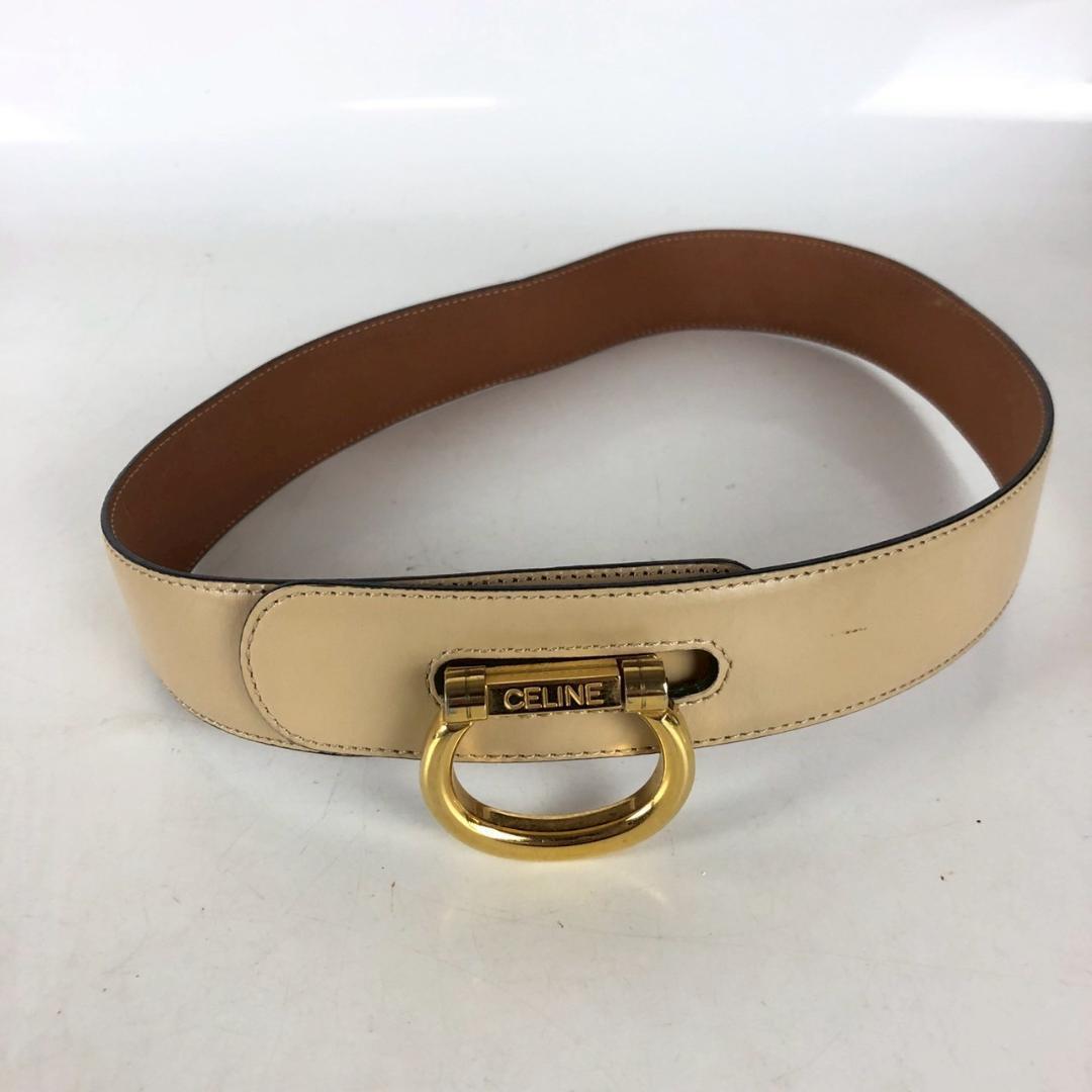 CELINE セリーヌ ベルト ベージュ レディース ブランド拍卖