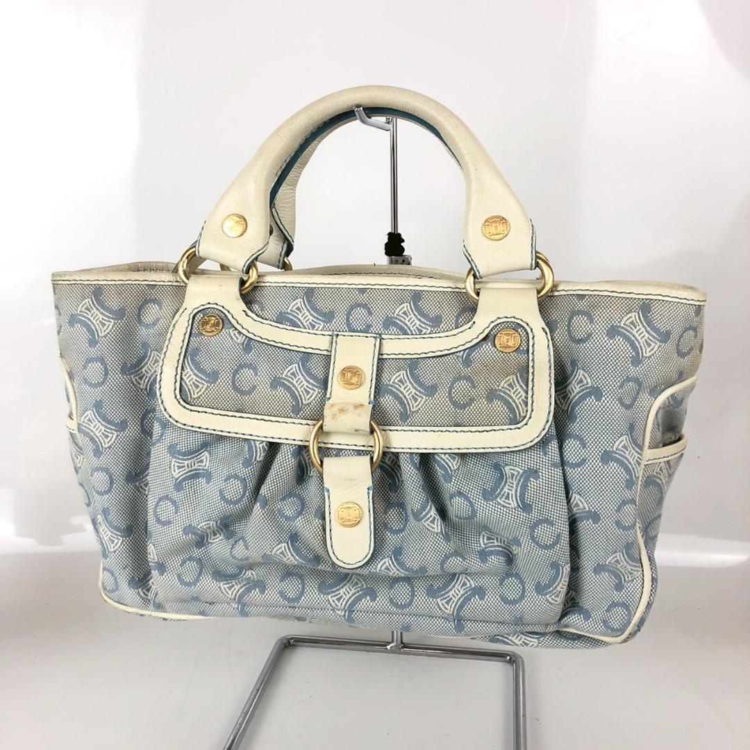 CELINE セリーヌ トリオンフ マカダム柄 ハンドバッグ レディース 鞄 かばん バッグ レディース メンズ ブランド拍卖