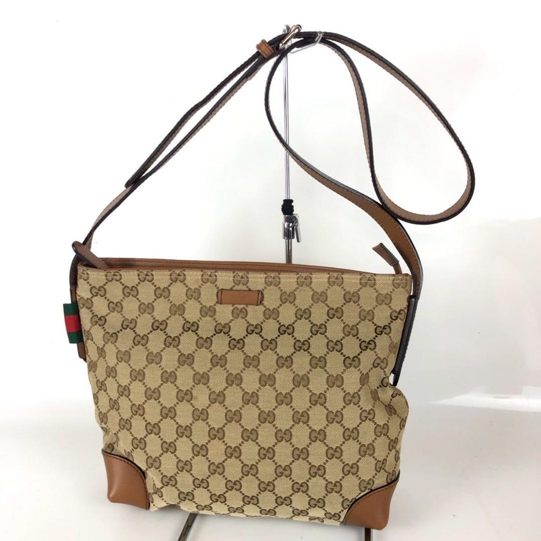GUCCI グッチ GGキャンバス ショルダー バッグ レディース ブランド 鞄 かばん バッグ レディース メンズ ブランド拍卖