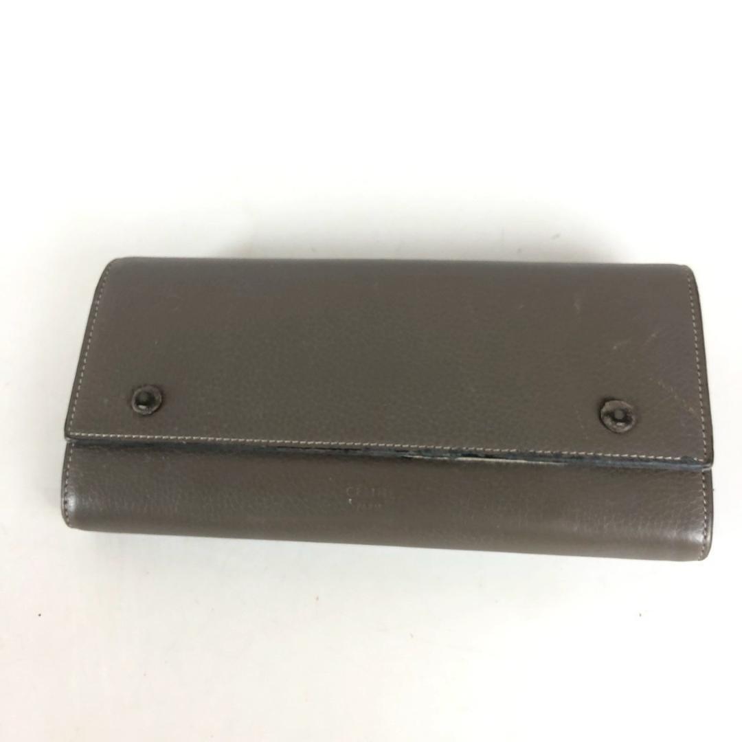 CELINE セリーヌ 長財布 グレー レディース ブランド 財布 カードケース カード入れ お札入れ 小銭入れ コインケース拍卖