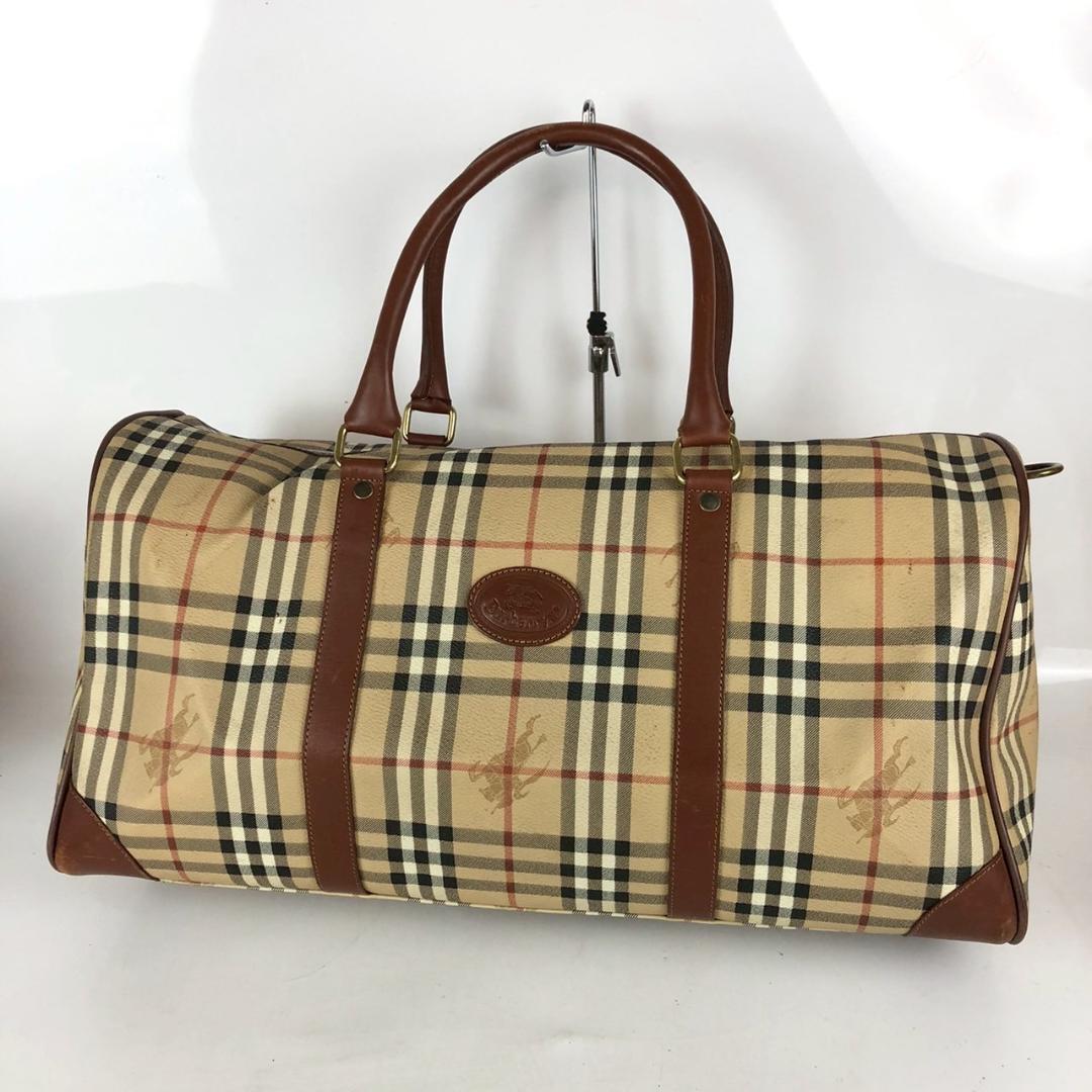 BURBERRY バーバリー ノバチェック ボストンバッグ レディース ブランド 鞄 かばん バッグ レディース メンズ ブランド拍卖