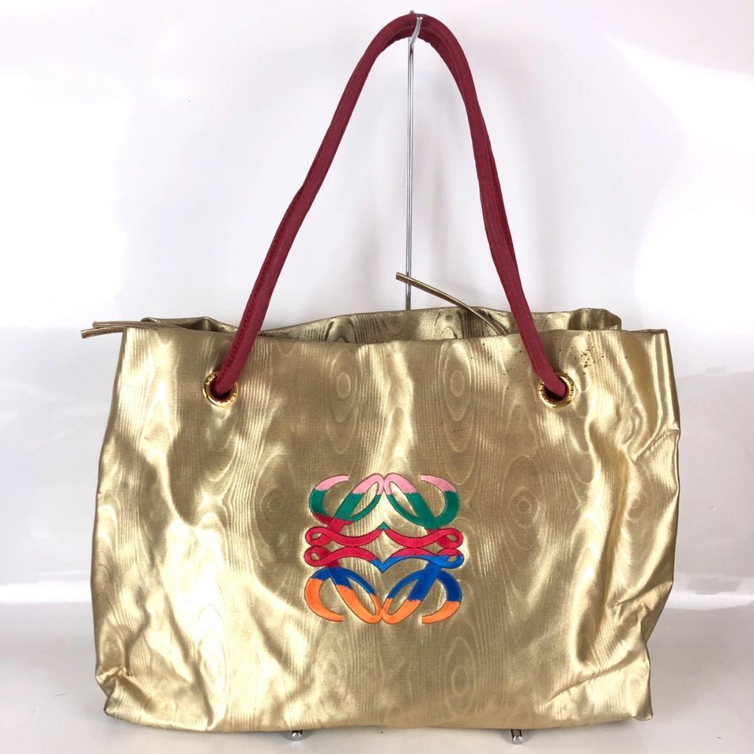 LOEWE ロエベ アナグラム ハンドバッグ ゴールド レディース ブランド ファッション 衣類 ブランド ボトムス拍卖