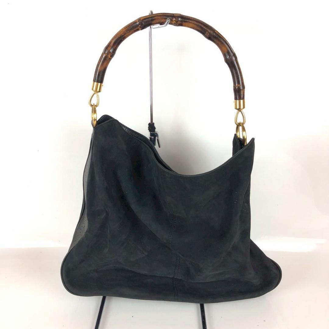 GUCCI グッチ バンブー ハンドバッグ ブラック レディース ブランド 鞄 かばん バッグ レディース メンズ ブランド拍卖