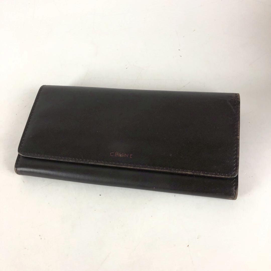 CELINE セリーヌ 長財布 ブラック レディース ブランド 財布 カードケース カード入れ お札入れ 小銭入れ コインケース拍卖