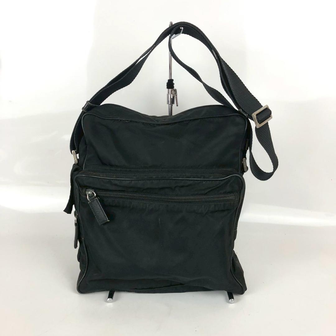 PRADA プラダ ナイロン ショルダーバッグ ブラック レディース ブランド 鞄 かばん バッグ レディース メンズ ブランド拍卖