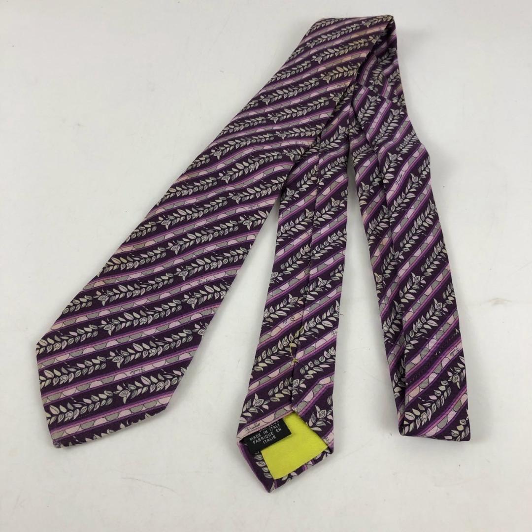 EMILIO PUCCI エミリオプッチ シルク ネクタイ 総柄 ブランド スーツ ビジネス メンズ ファッション ブランド拍卖