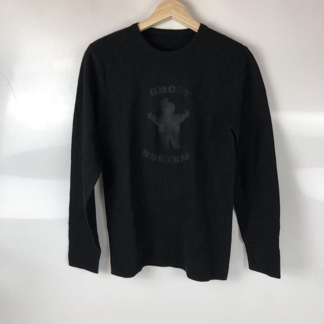 ゴーストバスターズ 長袖 Tシャツ ロゴプリント ブラック メンズ ブランド ファッション 衣類 ブランド ボトムス拍卖