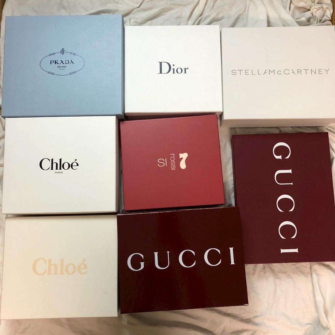 プラダ ディオール グッチ ブランド空箱 8点セット まとめ売り拍卖