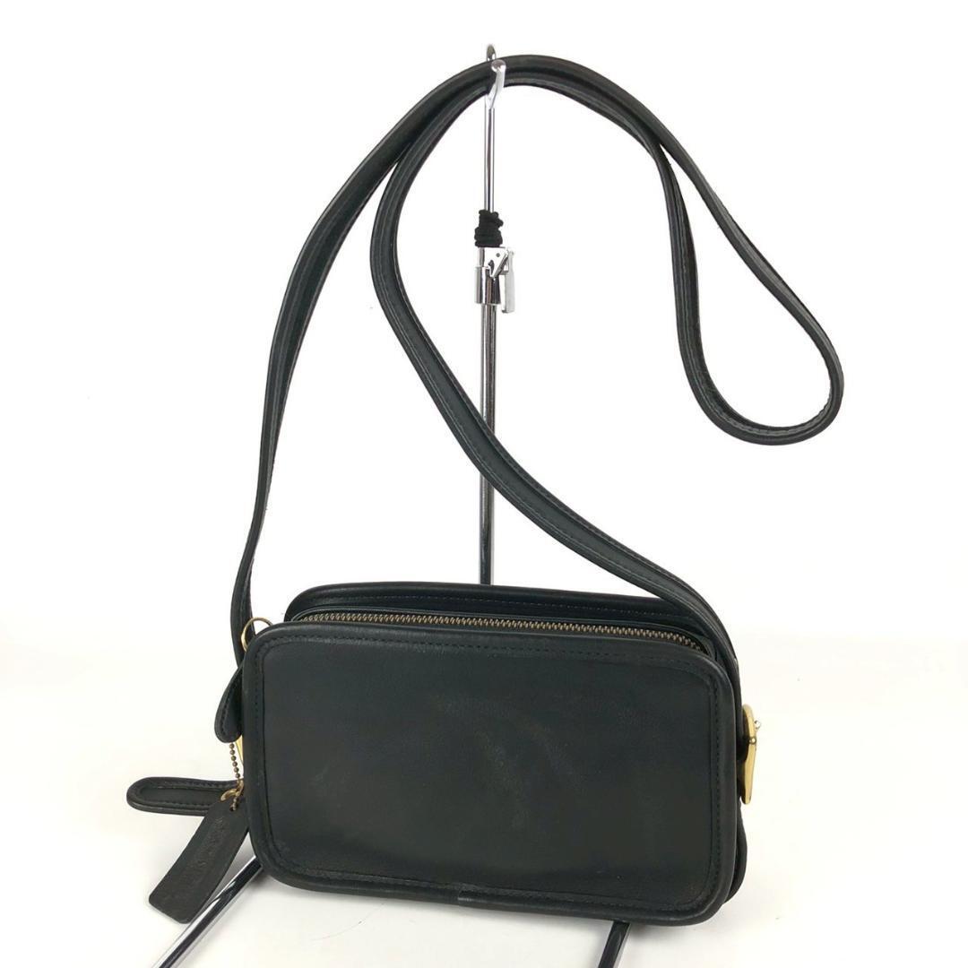 COACH コーチ レザー ショルダーバッグ ブラック レディース ブランド 鞄 かばん バッグ レディース メンズ ブランド拍卖