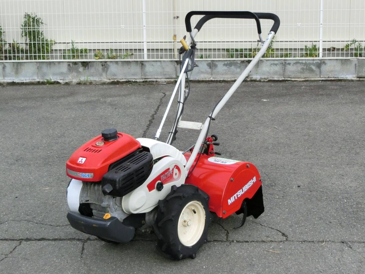 山形 三菱 管理機 MMR60 マイボーイ セル 6馬力 作業幅50cm 正転逆転 耕うん機 家庭菜園 農機具市場寒河江店 拍卖