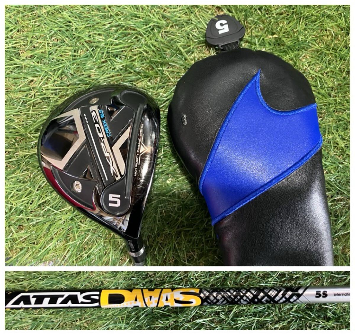ATTAS 12 DAAAS 5S カムイプロ XP-03 FW 5W 18.5° 2021年 フェアウェイウッド KAMUIPRO USTマミヤ ダース拍卖
