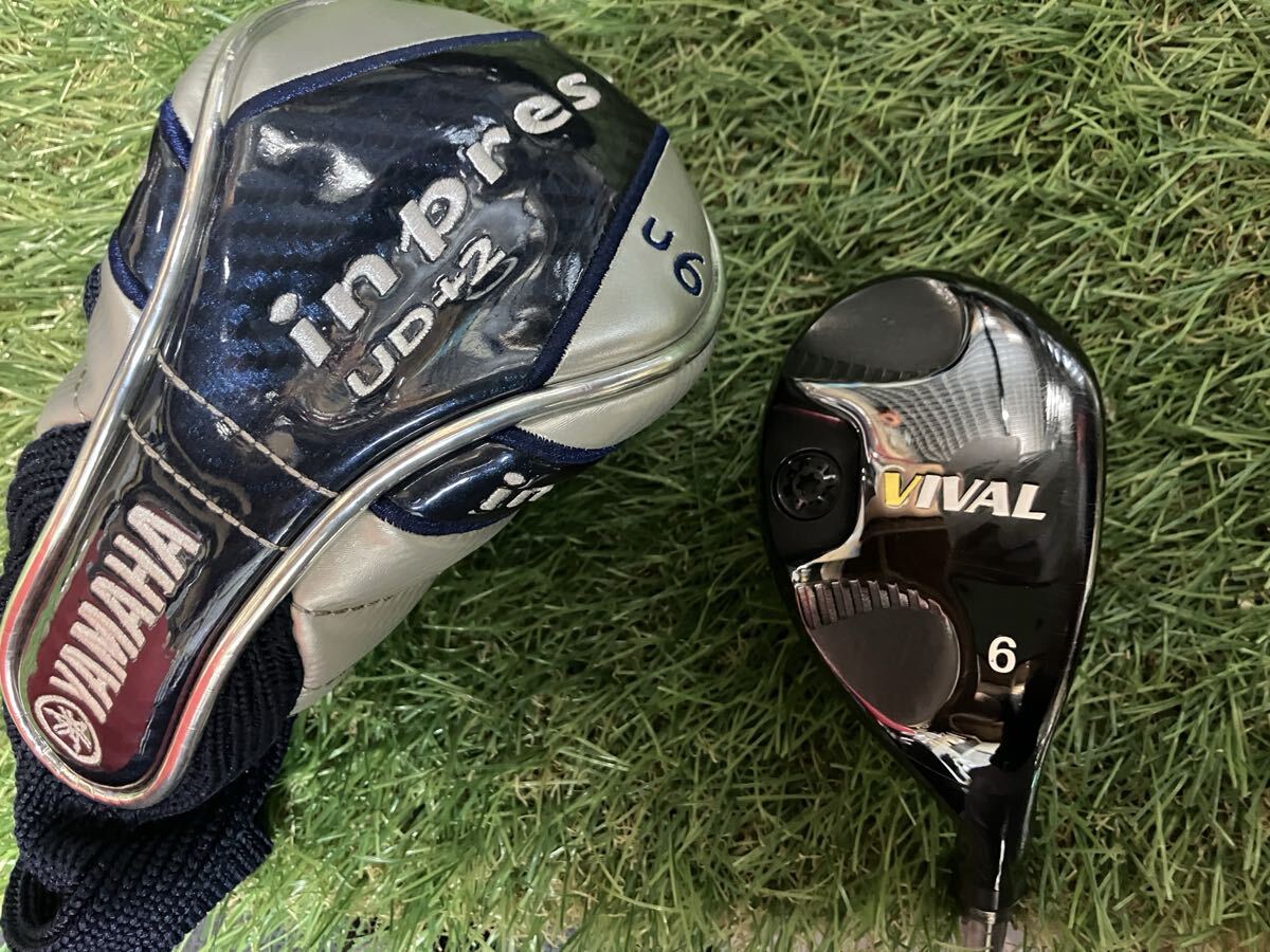 VIVAL U6 26° Steelfiver fc75 HY f4 UT 6U 6H ハイブリッド 日幸物産 Aerotech 中古 地クラブ ユーティリティ拍卖