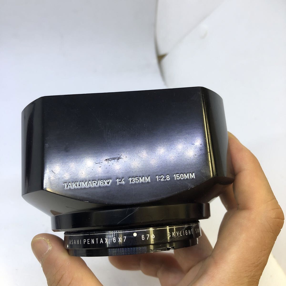 PENTAX Metal Hood 6x7 105mm F2.4 90mm F2.8 フード、フィルターセット拍卖