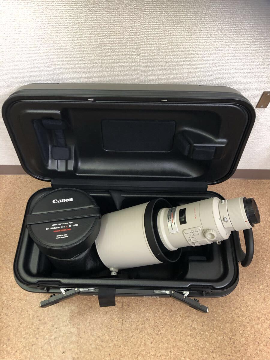 ★極上品★動作保証付き★ Canon EF 500mm F4L IS USM I型 EFマウント 超望遠 単焦点 キャノン AF一眼レフ用交換レンズ 拍卖