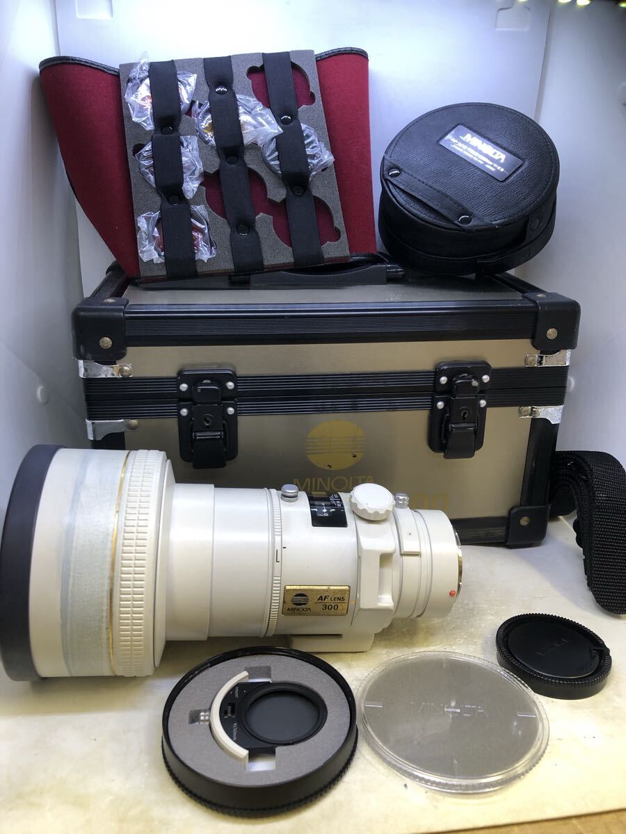 ★良品★安心動作保証付き100日★ Minolta ミノルタ HIGH SPEED AF APO TELE 300mm F2.8 (32) ☆付属品多数付き☆拍卖