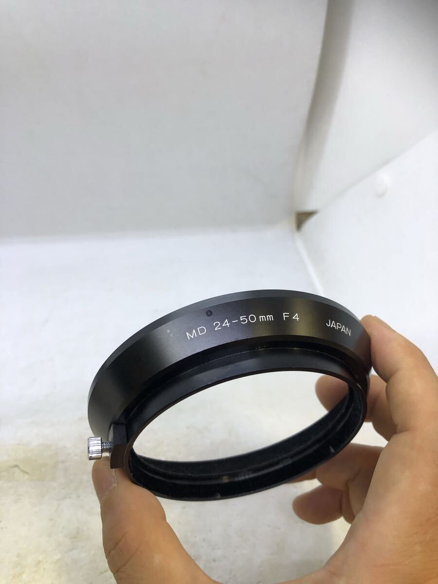 ★美品★ MINOLTA ミノルタ MD24-50mm F4用 内径75mm カブセ式 メタルフード拍卖