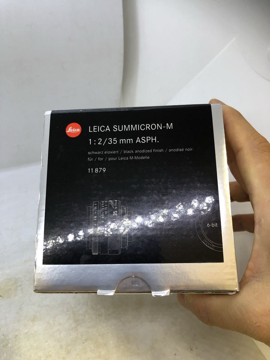 ★箱のみ★ ライカ ズミクロンM LEICA SUMMICRON-M 35mm F2 1:2/35 ASPH. 用箱 ☆箱のみ☆ ブラッククローム 11879拍卖