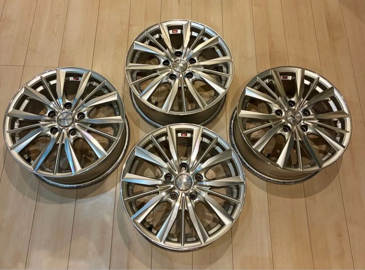 レオニス WEDS LEONIS VX 16インチアルミホイール 4本分の2本①拍卖
