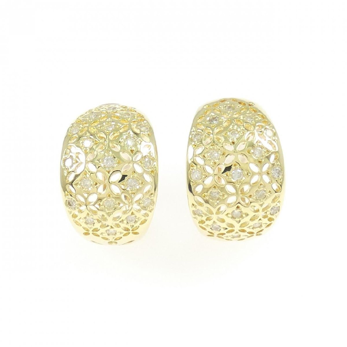 K18YG ダイヤモンド ピアス/イヤリング 0.26CT拍卖