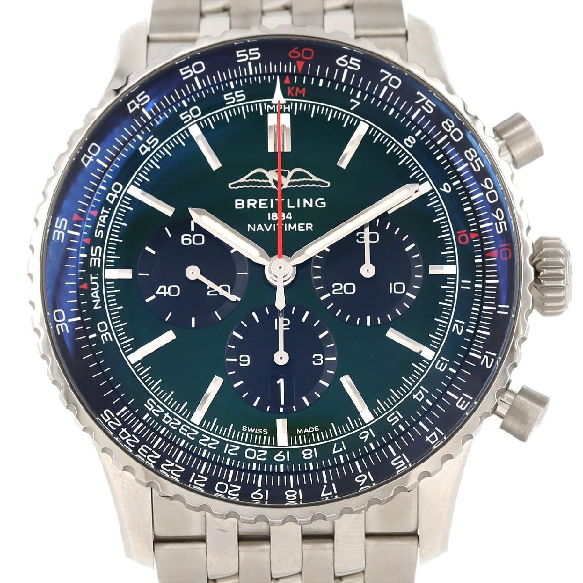 ブライトリング ナビタイマーB01クロノグラフ46 AB0137/AB0137241L1A1 SS 自動巻拍卖