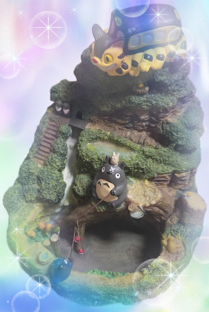 ★となりのトトロ ウォーターガーデン 釣りに行こう★ジオラマ★ネコバス★スタジオジブリ★動作確認済み拍卖