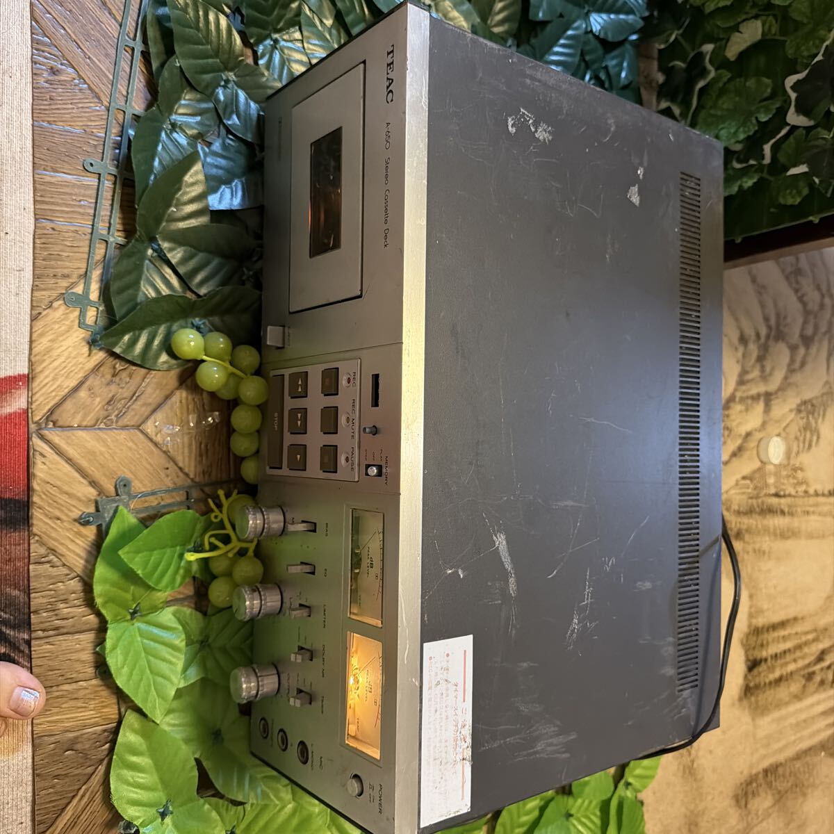 中古:*希少品 *TEAC A-650 カセットデッキ 名機 コレクター必見 希少 昭和レトロ TEAC ティアック ステレオ 【Stereo Cassette Deck .】拍卖