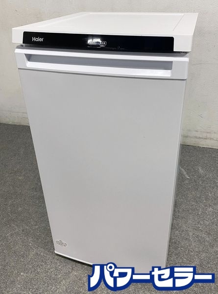 2024年製 ハイアール 幅約50cm 冷凍庫 102L 急冷凍モード -24℃~-16℃ フリーザー ストッカー JF-NU102D 中古家電 店頭引取歓迎 R10047拍卖