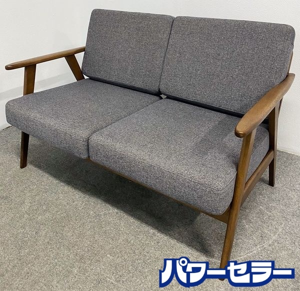 CRASHGATE/クラッシュゲート 2人掛けソファ ハリス アーバングレー 2人掛け フェザータイプ インテリア 中古家具 店頭引取歓迎 R10091拍卖