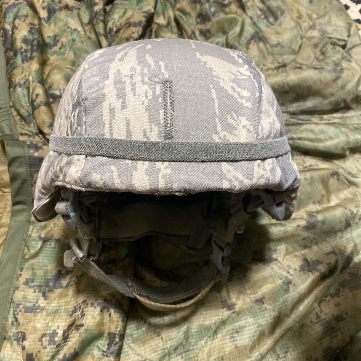 Mサイズ 米軍実物 米軍放出品 MSA ヘルメット OD ACH MICH ABU カバー  MICH 2000 グリーン サバゲー ミリタリー 米軍 helmet拍卖