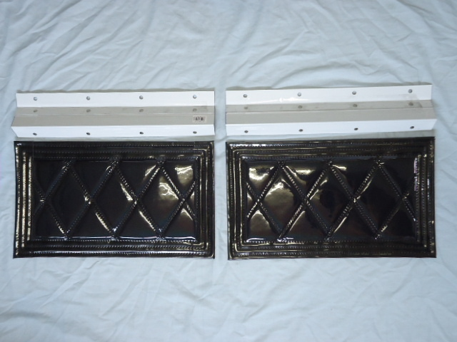 2t車 泥除け巻込防止板 & 綺羅 430×250 泥よけ 黒/黒 2枚組 エルフ キャンター デュトロ デ コトラ トラック ダンプ JETイノウエ拍卖