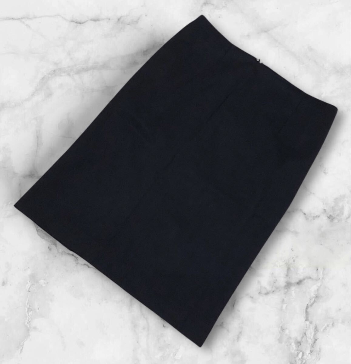 ■Theory セオリー■GOLDA2 TAILOR ストレッチ ウール スカート ネイビー 4拍卖