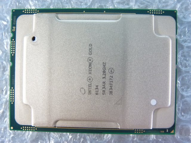 1SGQ // Intel Xeon Gold 6134 3.2GHz SR3AR Skylake-SP H0 Socket3647(FC-LGA) // Fujitsu PRIMERGY RX2530 M4 取外拍卖