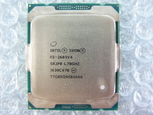 1RNR // Intel Xeon E5-2603 V4 1.7GHz SR2P0 Broadwell-EP R0 Socket2011-3(LGA) // HP ProLiant DL360 Gen9 取外 //在庫1拍卖