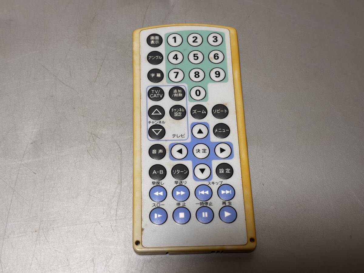 d4714◆サンヨーSANYOポータブルDVDプレーヤーリモコンRB-HP70T◆全ボタン赤外線発光確認済み拍卖