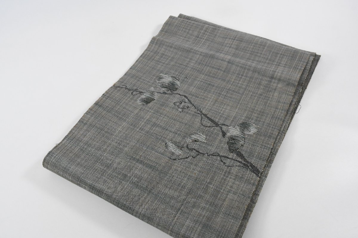 袋名古屋帯 松葉仕立て お太鼓柄 葉 帯丈344cm ★着物屋 ne-16041 桜庭呉服店拍卖