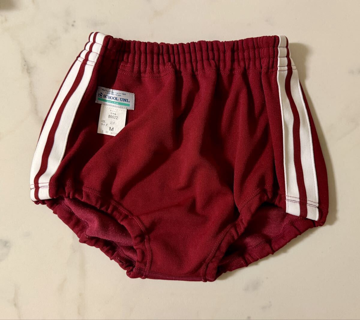 スクールユニ 体操服 体操着 ブルマー 小学校指定 Mサイズ # 6622【袋なし】拍卖