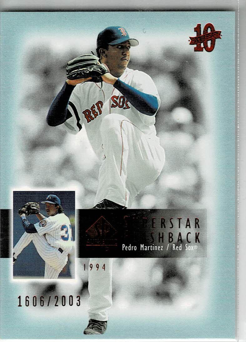 2003 UD SP Authentic Pedro Martinez Superstar Flashback /2003拍卖