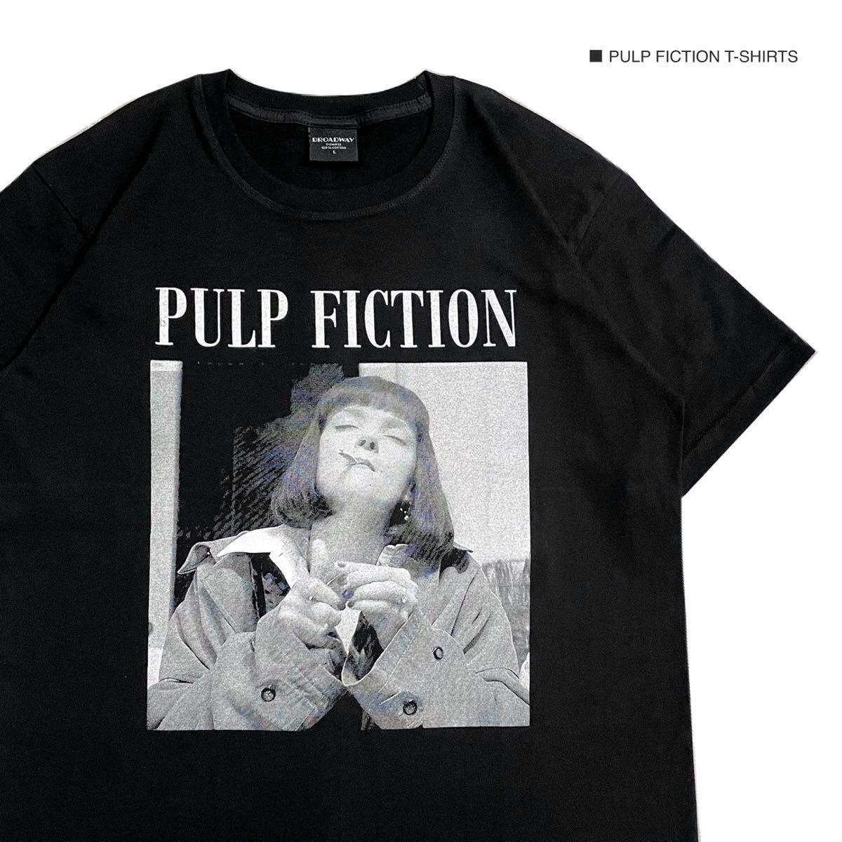 PULP FICTION パルプフィクション XL 半袖 Tシャツ 映画 ムービーT タランティーノ拍卖
