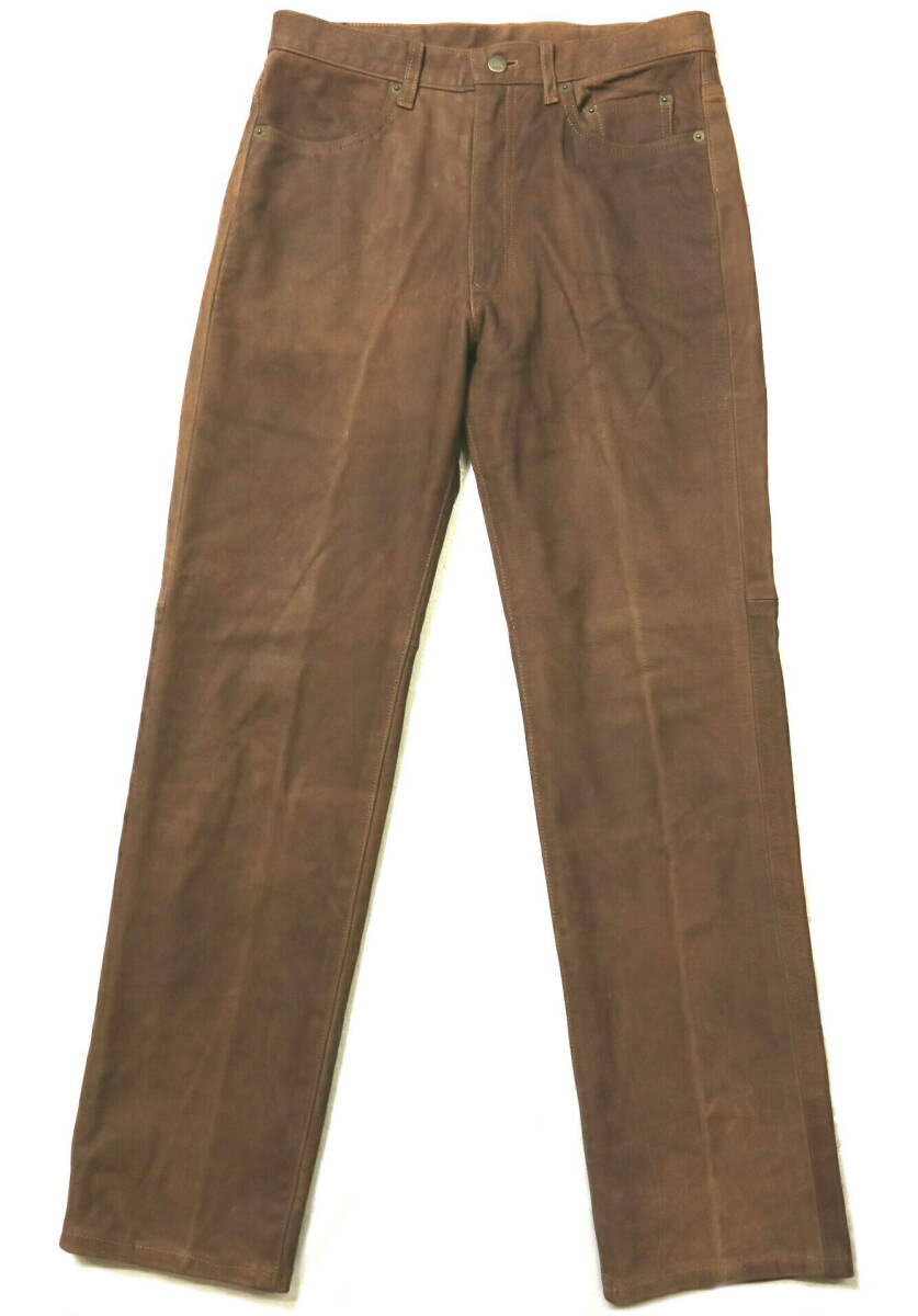 程度良好!◆KUSHITANI クシタニ EXPLORER JEANS レザーパンツ◆32(ウエスト79-81センチ位、股下79) Lot 8200拍卖