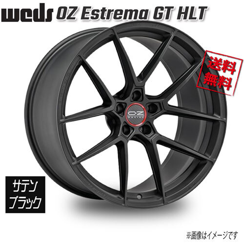 OZ Estrema GT HLT サテンブラック 18インチ 5H114.3 9J+32 1本 75 業販4本購入で送料無料拍卖