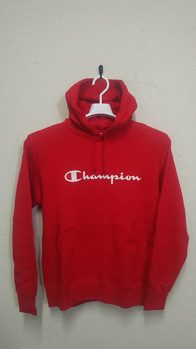 C7368-169♪【60】Champion プルオーバーパーカー Lサイズ レッド C3-Q102拍卖