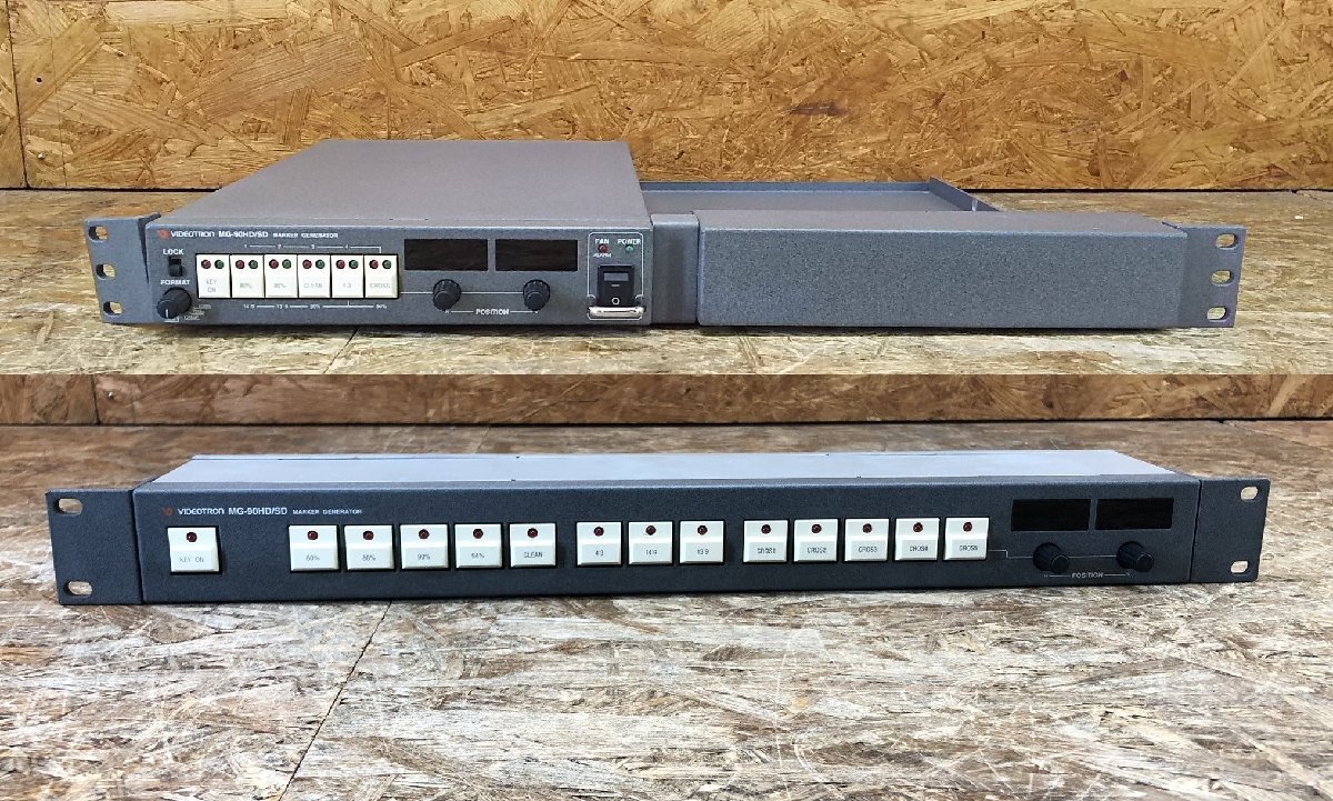 ◎MG-90HD/SDマーカージェネレーター VIDEOTRON MG-90HD/SD オプション操作パネル付き 現状品【通電のみ確認】◎Z-2863拍卖