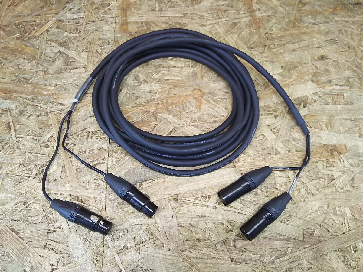 ◎MOGAMI 2930 Snake 2chマルチマイクケーブル NC3FXX(メス) - NC3MXX(オス) 約4.5m 中古◎C-586拍卖