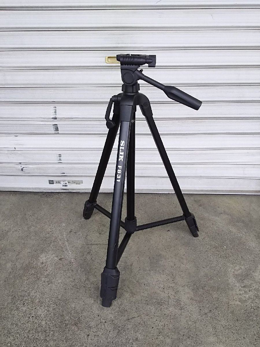 ◎SLIK F831 三脚 カメラ用三脚 撮影機器 雲台付き 訳あり 現状品◎L-577拍卖