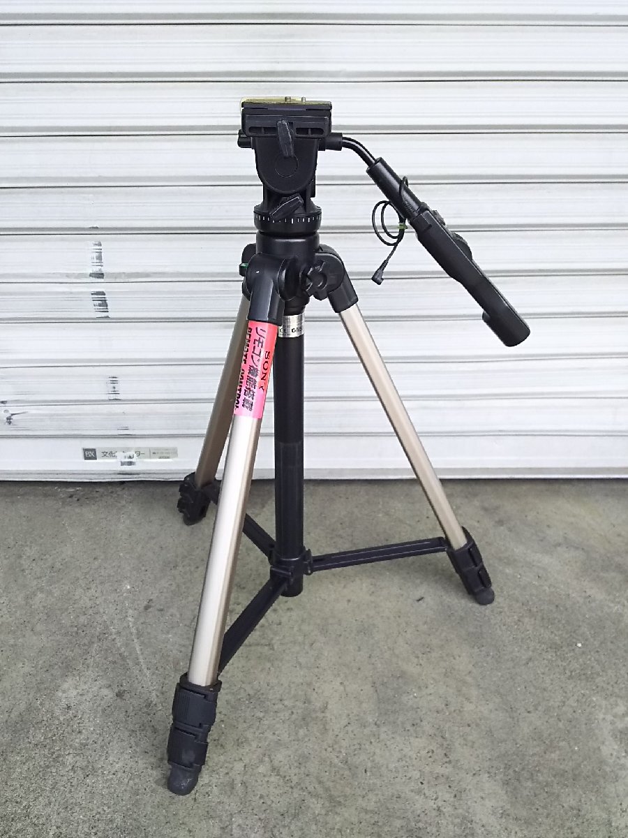 ◎SONY VCT-870RM リモコン三脚 カメラ三脚 デジタルビデオカメラ ハンディカム スタンド 撮影 リモコンハンドル 訳あり 現状品◎L-578拍卖