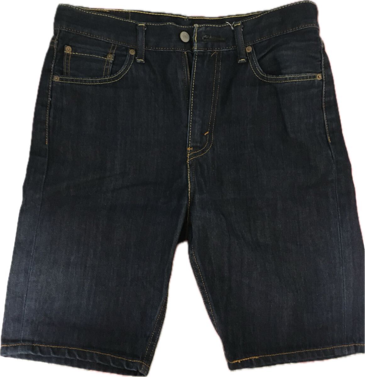 Levi's 522 W30Lデニムショートパンツ インディゴ拍卖