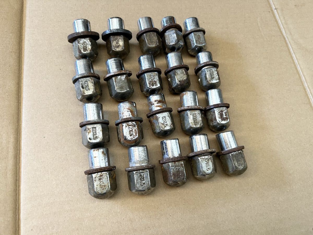 空冷VW スティール ラグナット SET クローム M12 ×1.5 / 20個セット 空冷ビートル 空冷ワーゲン タイプ2 タイプ3 カルマンギア ホイール 拍卖